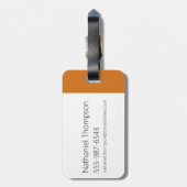 Samurai Jack in Aku Futuristic Frame Gepäckanhänger (Rückseite vertikal)