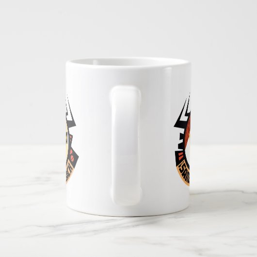 Samurai Jack In Aku Futuristic Frame Jumbo-Tasse (Rückseite)