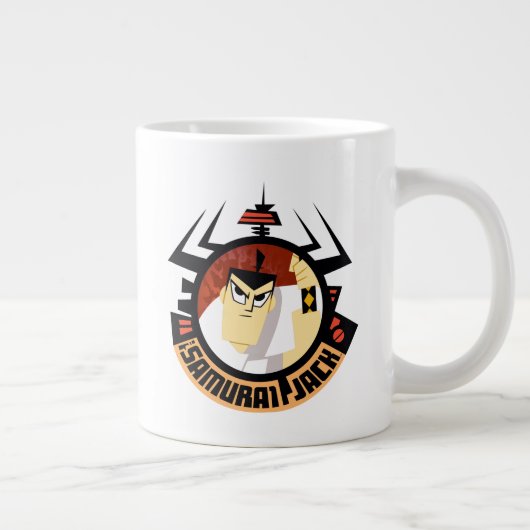 Samurai Jack In Aku Futuristic Frame Jumbo-Tasse (Rechts)