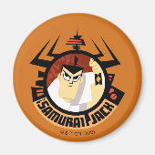 Samurai Jack in Aku Futuristic Frame Magnet (Vorne)