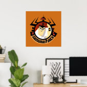 Samurai Jack in Aku Futuristic Frame Poster (Heimbüro)