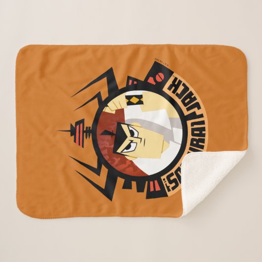 Samurai Jack in Aku Futuristic Frame Sherpadecke (Vorderseite (Horizontal))