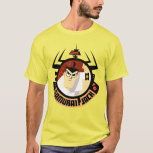 Samurai Jack in Aku Futuristic Frame T-Shirt