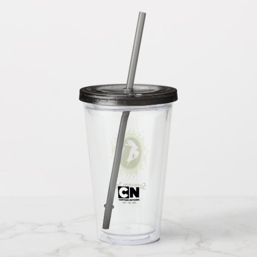 Samurai Jack Leaping Graphic Acryltrinkbecher (Rückseite)