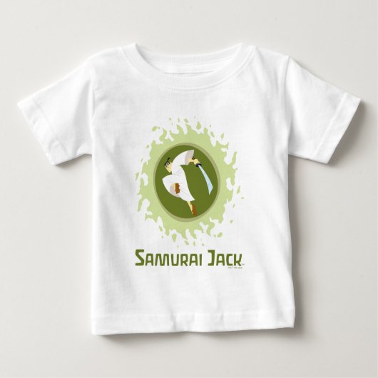 Samurai Jack Leaping Graphic Baby T-shirt (Vorderseite)