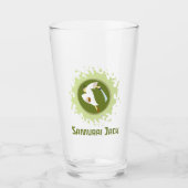 Samurai Jack Leaping Graphic Glas (Vorderseite)