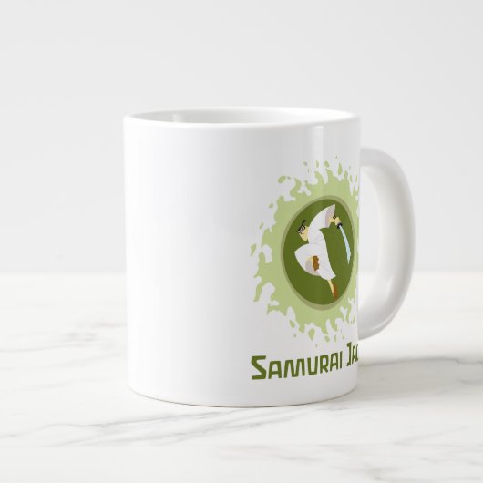 Samurai Jack Leaping Graphic Jumbo-Tasse (Vorderseite Rechts)