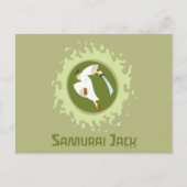 Samurai Jack Leaping Graphic Postkarte (Vorderseite)
