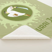 Samurai Jack Leaping Graphic Sherpadecke (3/4)