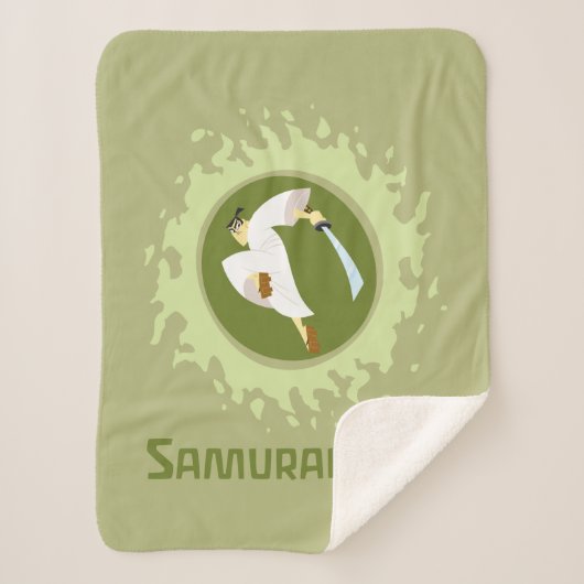 Samurai Jack Leaping Graphic Sherpadecke (Vorderseite)
