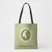 Samurai Jack Leaping Graphic Tasche (Vorderseite)