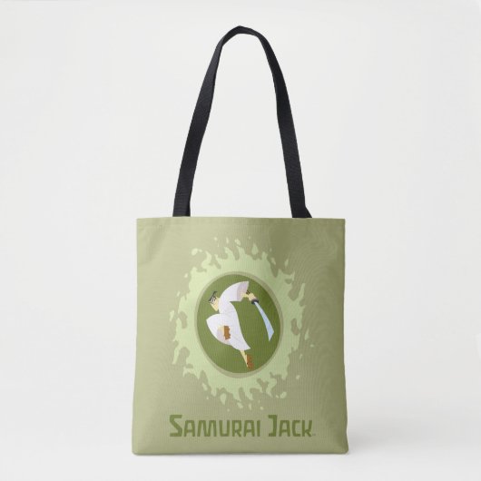 Samurai Jack Leaping Graphic Tasche (Vorderseite)