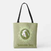 Samurai Jack Leaping Graphic Tasche (Rückseite)