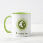 Samurai Jack Leaping Graphic Tasse (Links)