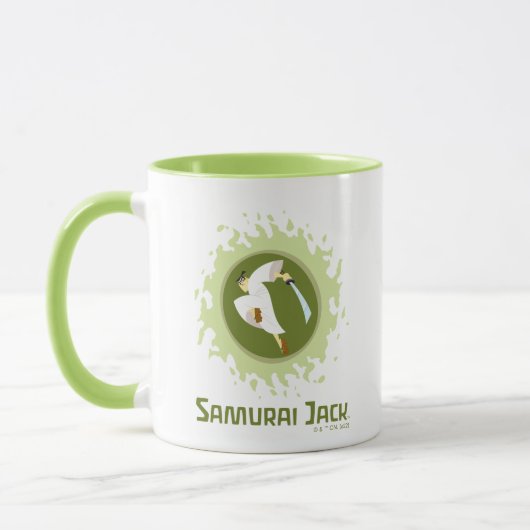 Samurai Jack Leaping Graphic Tasse (Links)