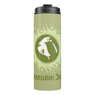 Samurai Jack Leaping Graphic Thermosbecher