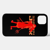 Samurai Jack Red Warrior Graphic Case-Mate iPhone Hülle (Rückseite (Horizontal))