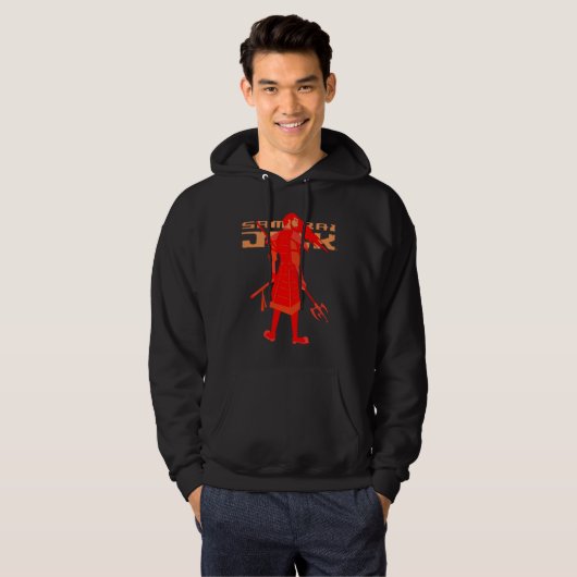 Samurai Jack Red Warrior Graphic Hoodie (Vorne ganz)