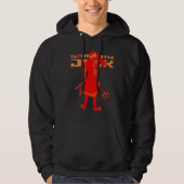 Samurai Jack Red Warrior Graphic Hoodie (Vorderseite)