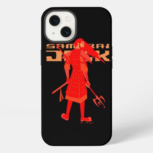 Samurai Jack Red Warrior Graphic iPhone Hülle (Rückseite)