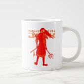 Samurai Jack Red Warrior Graphic Jumbo-Tasse (Rechts)