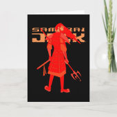 Samurai Jack Red Warrior Graphic Karte (Vorderseite)