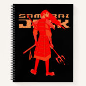 Samurai Jack Red Warrior Graphic Notizblock (Vorderseite)