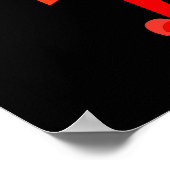 Samurai Jack Red Warrior Graphic Poster (Ecke)