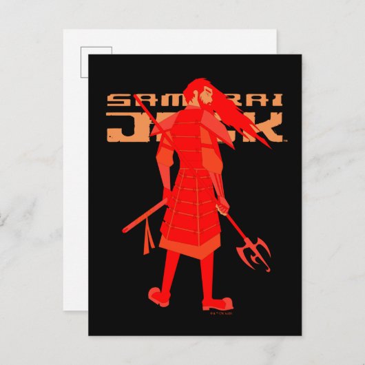 Samurai Jack Red Warrior Graphic Postkarte (Vorne/Hinten)