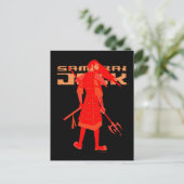 Samurai Jack Red Warrior Graphic Postkarte (Stehend Vorderseite)