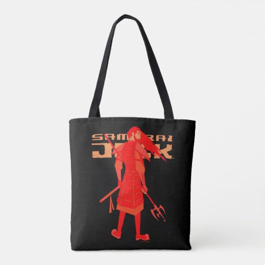 Samurai Jack Red Warrior Graphic Tasche (Rückseite)