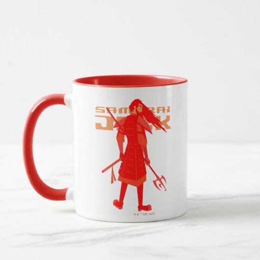Samurai Jack Red Warrior Graphic Tasse (Links)