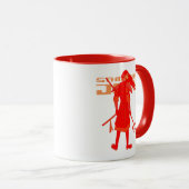 Samurai Jack Red Warrior Graphic Tasse (VorderseiteRechts)