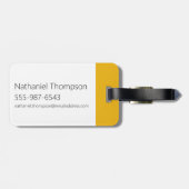 Samurai Jack Schwert Posen Zeichen Kunstmuster Gepäckanhänger (Rückseite horizontal)