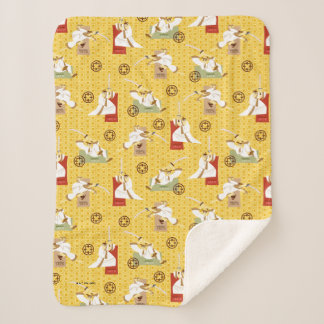 Samurai Jack Schwert Posen Zeichen Kunstmuster Sherpadecke