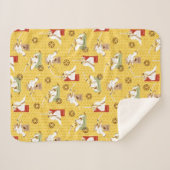 Samurai Jack Schwert Posen Zeichen Kunstmuster Sherpadecke (Vorderseite (Horizontal))