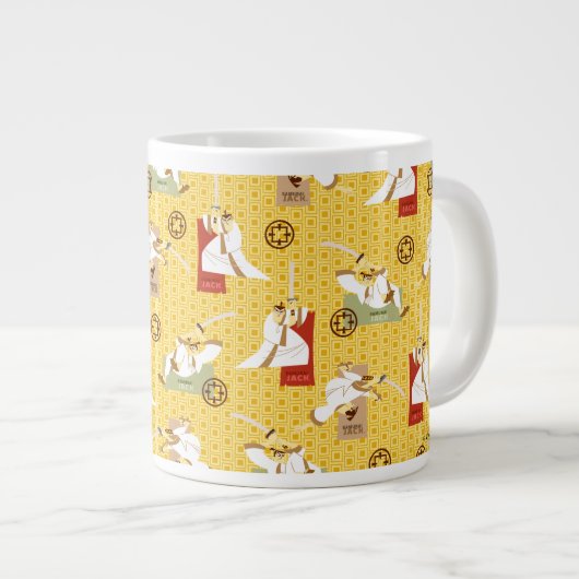 Samurai Jack Sword Poses Character Art Pattern Jumbo-Tasse (Vorderseite Rechts)