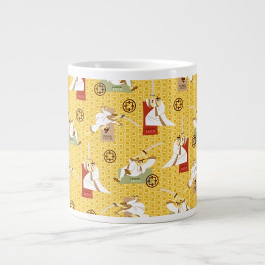 Samurai Jack Sword Poses Character Art Pattern Jumbo-Tasse (Vorderseite)