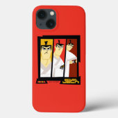 Samurai Jack-Zeichen Tri-Panel-Futuristikrahmen Case-Mate iPhone Hülle (Rückseite)