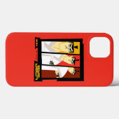 Samurai Jack-Zeichen Tri-Panel-Futuristikrahmen Case-Mate iPhone Hülle (Rückseite (Horizontal))