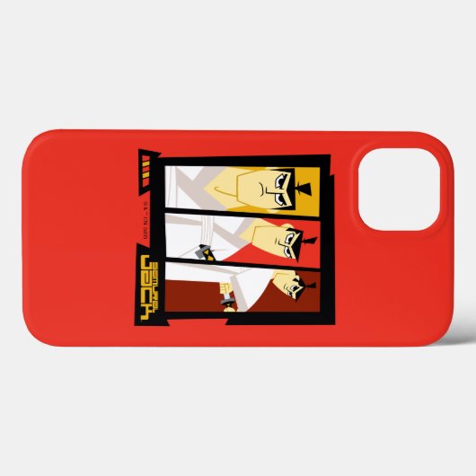 Samurai Jack-Zeichen Tri-Panel-Futuristikrahmen Case-Mate iPhone Hülle (Rückseite (Horizontal))