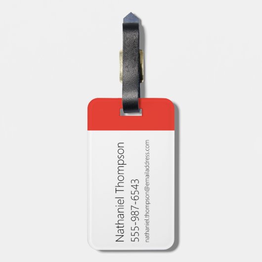 Samurai Jack-Zeichen Tri-Panel-Futuristikrahmen Gepäckanhänger (Rückseite vertikal)