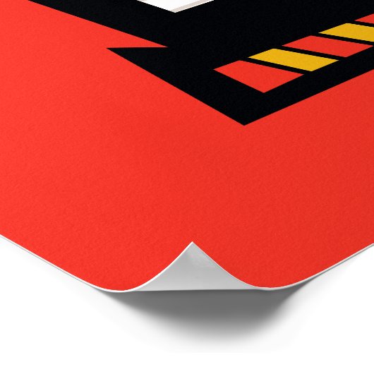 Samurai Jack-Zeichen Tri-Panel-Futuristikrahmen Poster (Ecke)