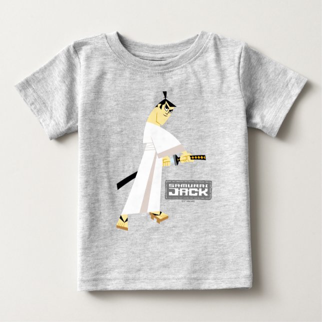 Samurai Jack Zeichne Schwert Baby T-shirt (Vorderseite)