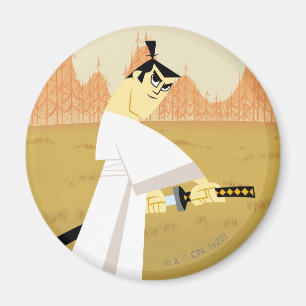 Samurai Jack Zeichne Schwert Magnet