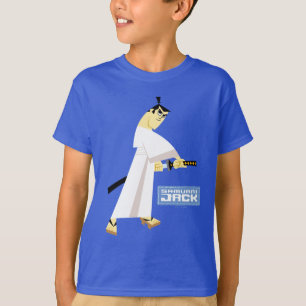 Samurai Jack Zeichne Schwert T-Shirt