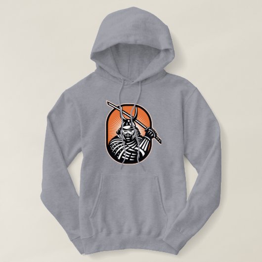 Samurai japan Krieger Hoodie (Design vorne)