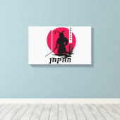 Samurai Japan Ninja Leinwanddruck (Insitu (Holzboden))