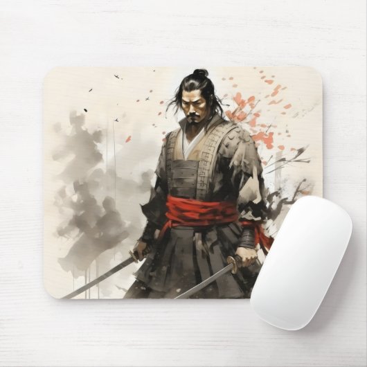 Samurai Japan Warrior Mousepad (Mit Mouse)