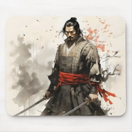 Samurai Japan Warrior Mousepad (Vorne)
